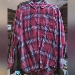 AMERICAN EAGLE GRUNGE FLANNEL
